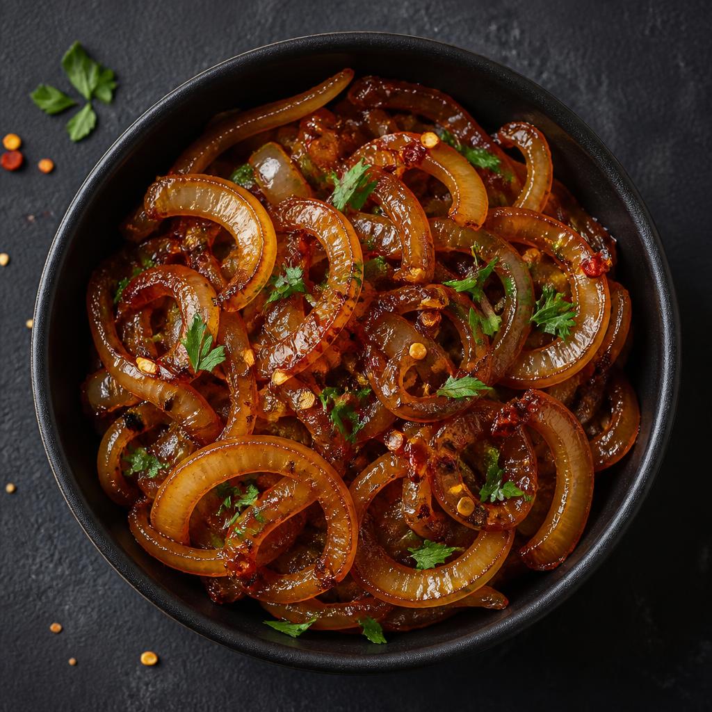 Spicy Caramel Onions